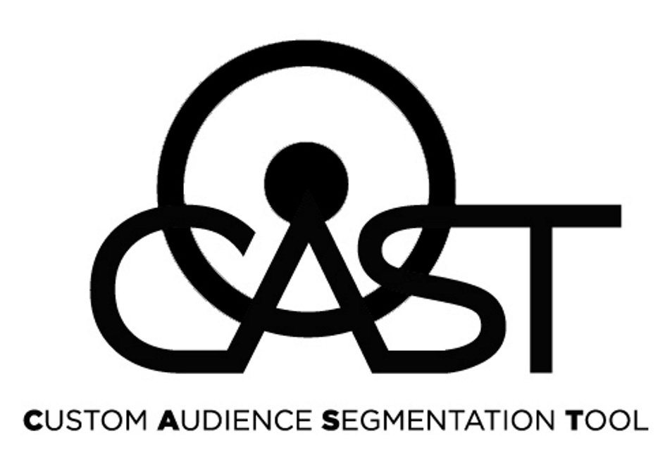 Trademark Logo CAST CUSTOM AUDIENCE SEGMENTATION TOOL