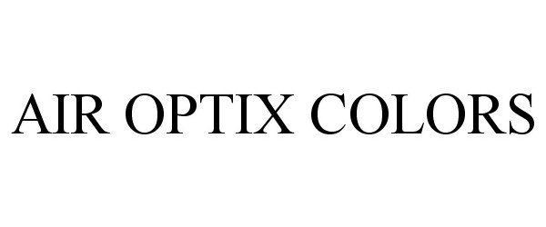 Trademark Logo AIR OPTIX COLORS