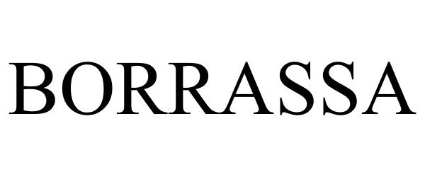 Trademark Logo BORRASSA