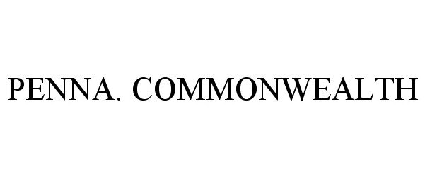 Trademark Logo PENNA. COMMONWEALTH