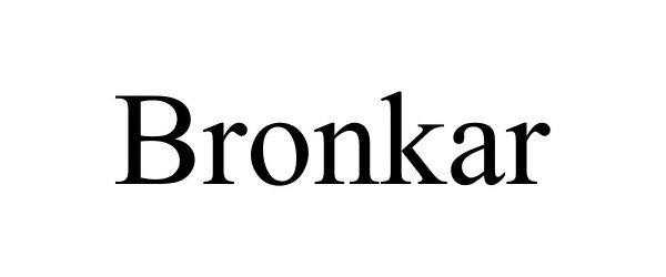 Trademark Logo BRONKAR