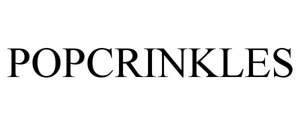 Trademark Logo POPCRINKLES