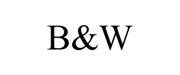 Trademark Logo B&amp;W