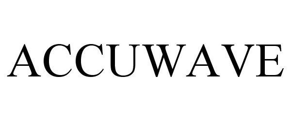 Trademark Logo ACCUWAVE