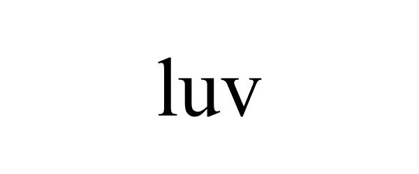Trademark Logo LUV