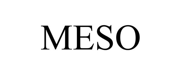 Trademark Logo MESO