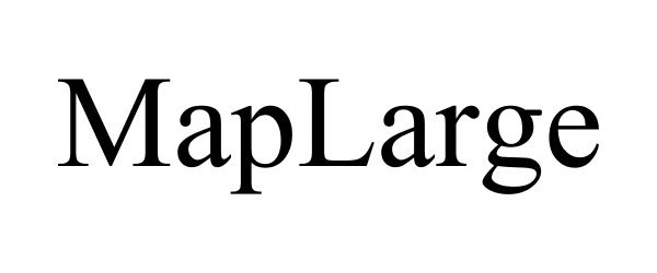 Trademark Logo MAPLARGE