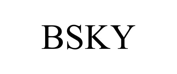 Trademark Logo BSKY