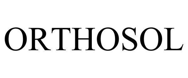 Trademark Logo ORTHOSOL
