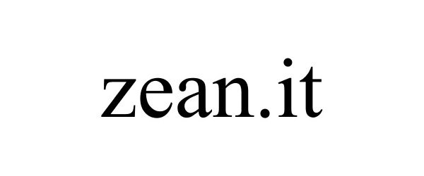 Trademark Logo ZEAN.IT