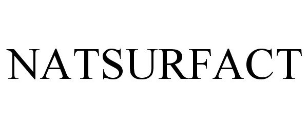 Trademark Logo NATSURFACT