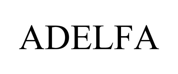 Trademark Logo ADELFA