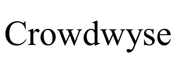 Trademark Logo CROWDWYSE