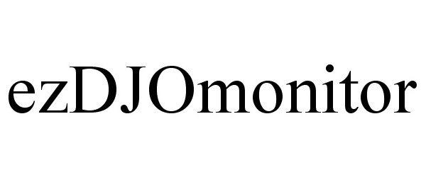 Trademark Logo EZDJOMONITOR