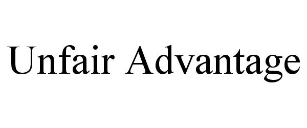 Trademark Logo UNFAIR ADVANTAGE