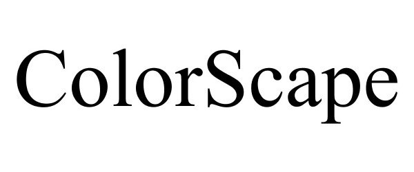 Trademark Logo COLORSCAPE