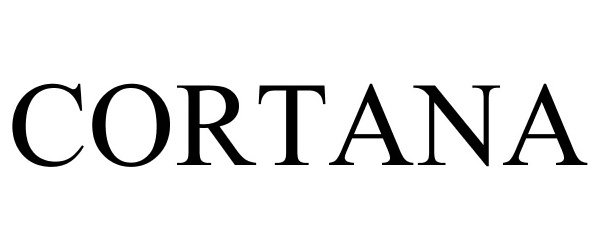 Trademark Logo CORTANA
