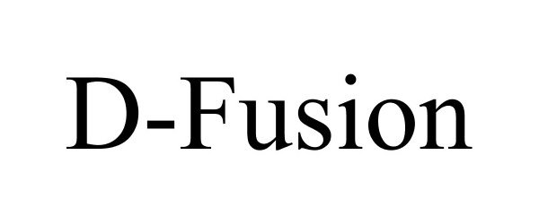 Trademark Logo D-FUSION