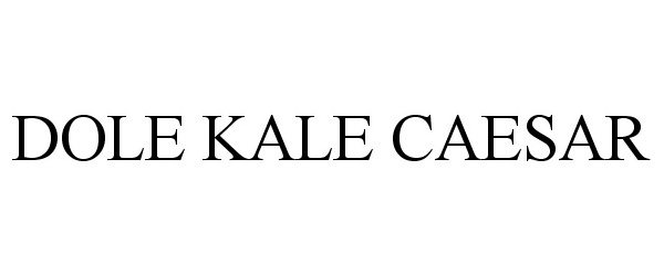  DOLE KALE CAESAR