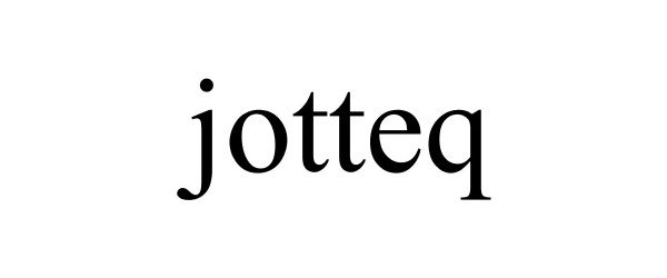 Trademark Logo JOTTEQ