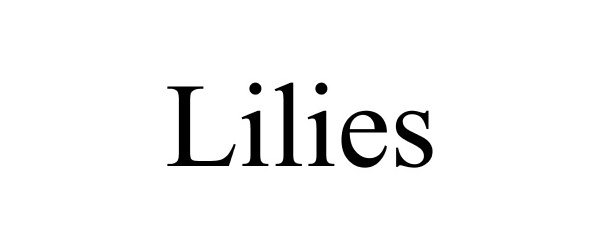 Trademark Logo LILIES