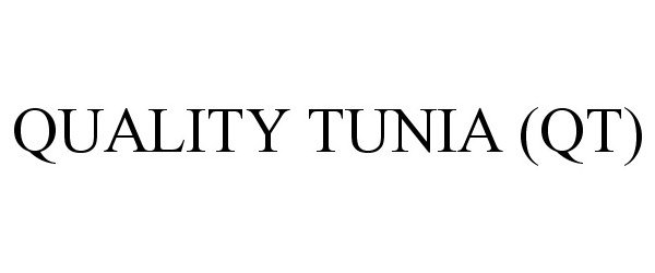 Trademark Logo QUALITY TUNIA (QT)
