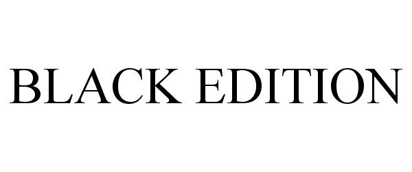 Trademark Logo BLACK EDITION