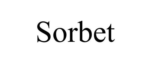 Trademark Logo SORBET