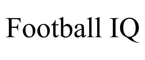 Trademark Logo FOOTBALL IQ