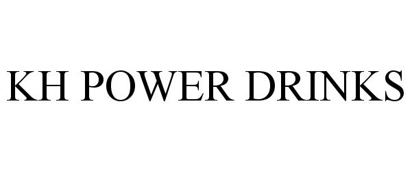 Trademark Logo KH POWER DRINKS