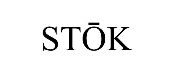 Trademark Logo STOK