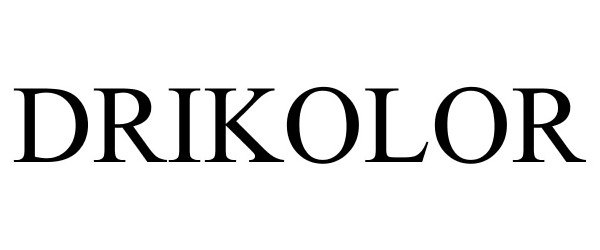  DRIKOLOR