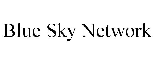  BLUE SKY NETWORK