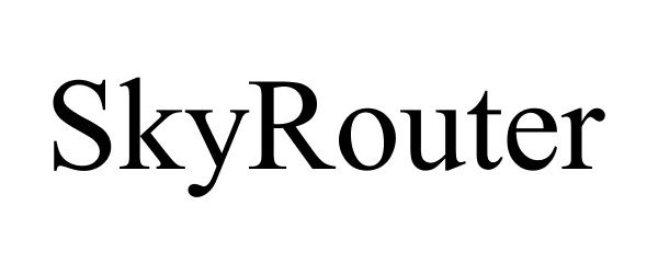Trademark Logo SKYROUTER