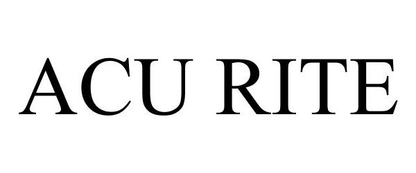Trademark Logo ACU RITE