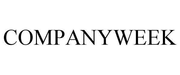 Trademark Logo COMPANYWEEK