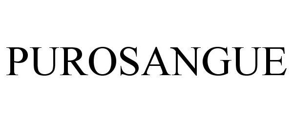 Trademark Logo PUROSANGUE