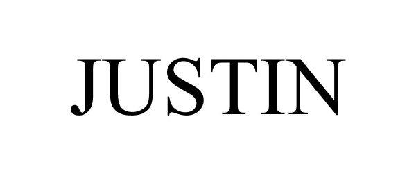 Trademark Logo JUSTIN