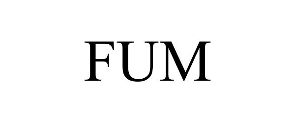 Trademark Logo FUM