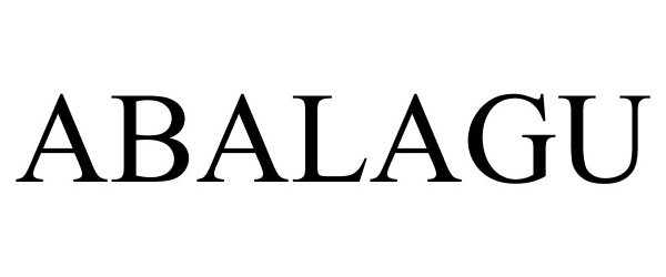 Trademark Logo ABALAGU