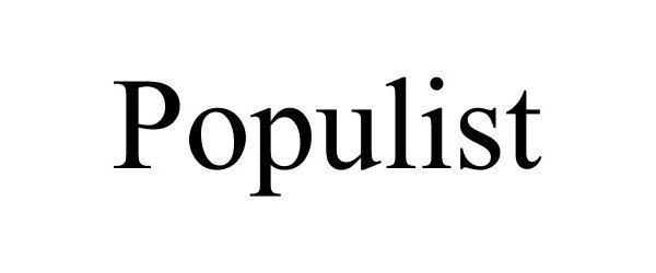 Trademark Logo POPULIST