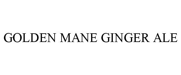  GOLDEN MANE GINGER ALE