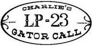  CHARLIE'S LP-23 GATOR CALL