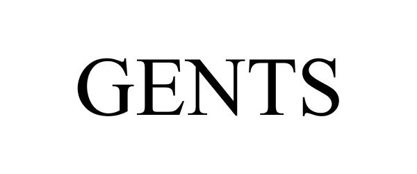 Trademark Logo GENTS