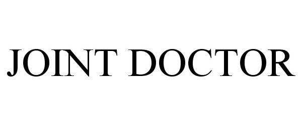 Trademark Logo JOINT DOCTOR