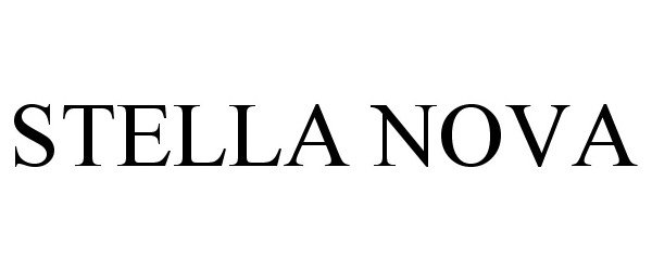 Trademark Logo STELLA NOVA