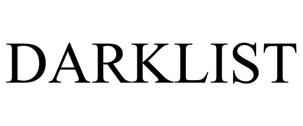 Trademark Logo DARKLIST