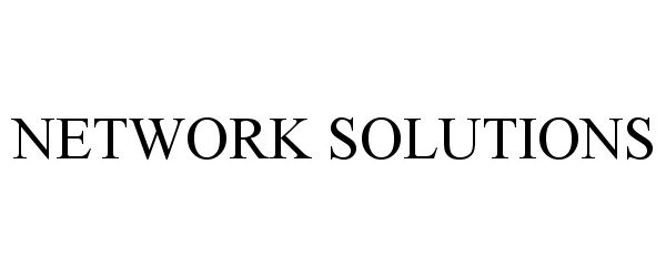 Trademark Logo NETWORK SOLUTIONS