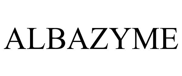 Trademark Logo ALBAZYME