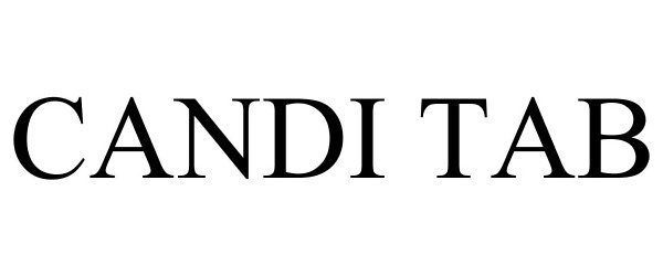 Trademark Logo CANDI TAB